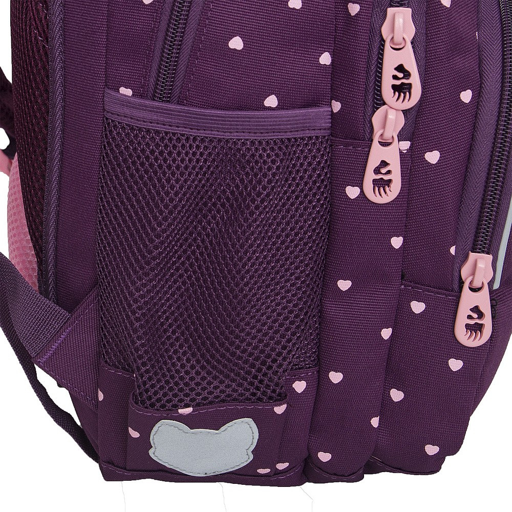 Рюкзак школьный "Greezly", с карманом для ноутбука, фиолетовый - 6