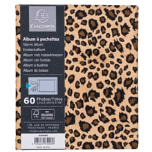 Альбом для фото "Leopard", 14х16.5 см, 30 страниц, разноцветный