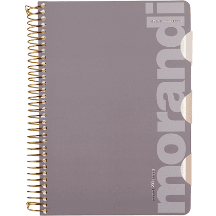 Книга записная "Carrarra", A5, 200 листов, клетка, линейка, точка, фиолетовый - 2