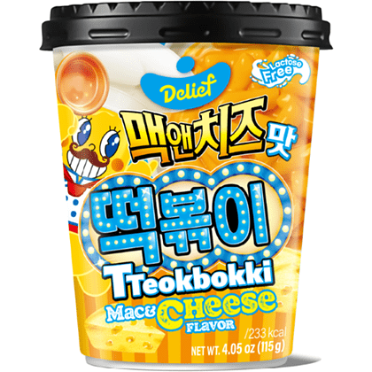 Токпокки "DELIEF. Tteokbokki Mac&Cheese", со вкусом сыра, 115 гр