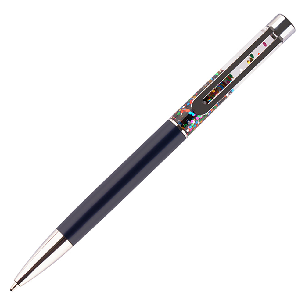 Ручка шариковая "Black sand", 1.0 мм, черный, стерж. синий
