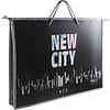 Папка для чертежей и рисунков "New City", А3, молния, черный - 5
