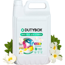 Средство для стирки Dutybox, Жасмин и белый лотос, 5 л, экологичное, для цветного белья, гель-концентрат