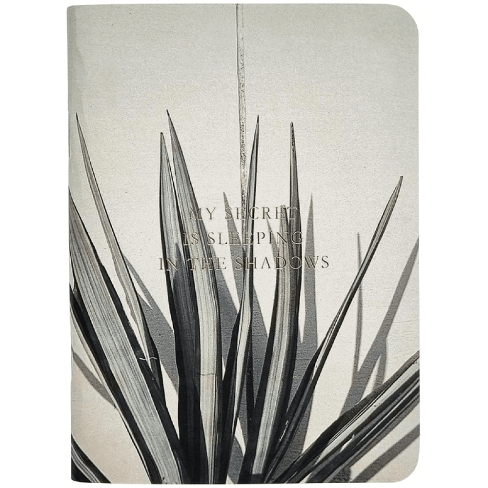 Блокнот "Nude пальма", А6, 32 листа, в клетку, серый