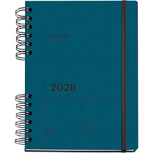 Ежедневник датированный "Navy Basics" 2026, A5, в точку, морской