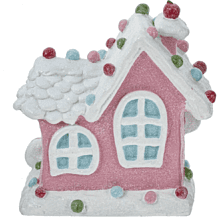 Фигурка "Домик", 16 x 9 x 16 см, разноцветный