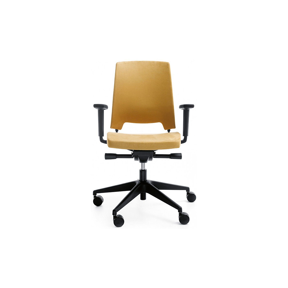 Кресло для персонала Profim "Arca 21SL P54PU", пластик, ткань, желтый - 3