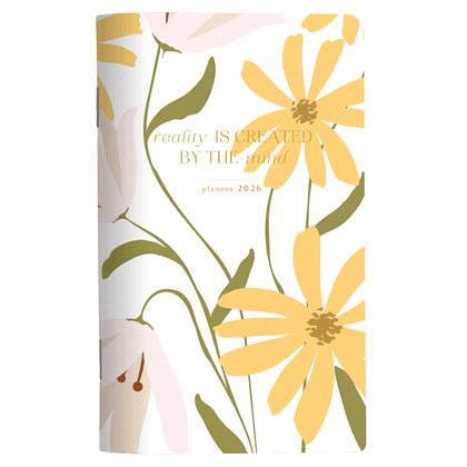 Планнер "April цветы", датированный, 108х175 мм, 32 листа, разноцветный, 2026