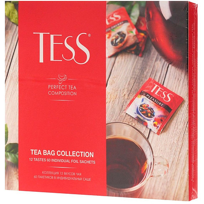 Набор чая "Tess", 60 пакетиковx1.7 г, ассорти (9063404)