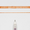 Ручка гелевая "Gelly Roll Glaze", 0.6 мм, прозрачный, стерж. коричневый - 2