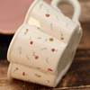 Чашка с блюдцем "Cozy dishes", керамическая, 430 мл., белый, розовый - 7