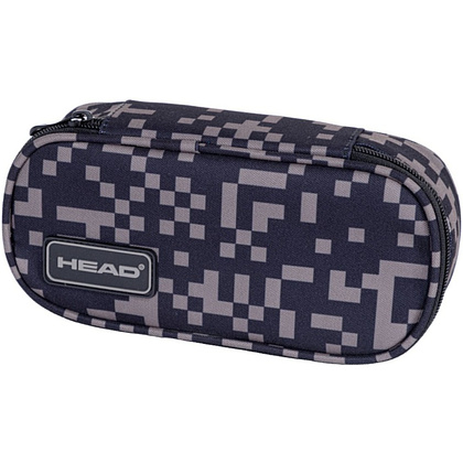 Пенал Astra "Grey bricks", 1 отделение, серый