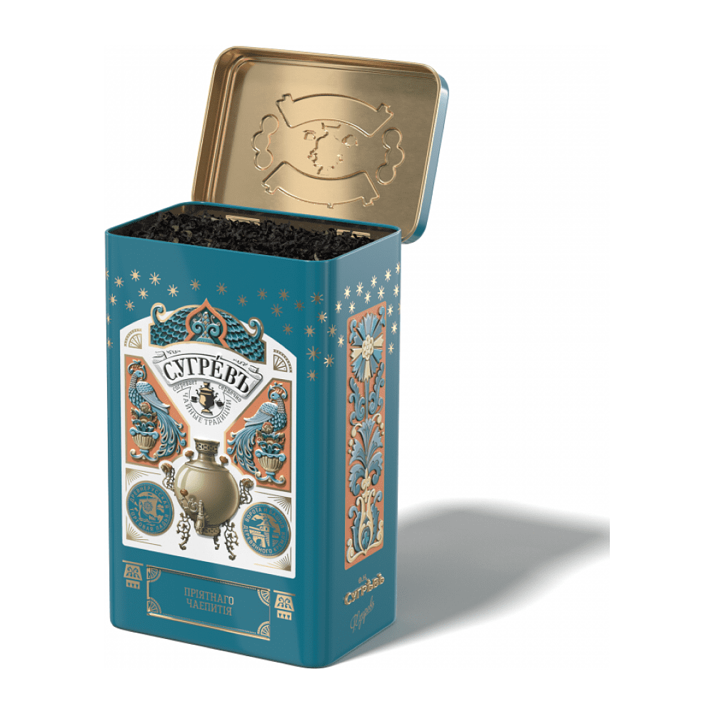 Набор подарочный "Сугревъ. Мятное чаепитие" (чай и малиновое монпансье), 500 г - 4