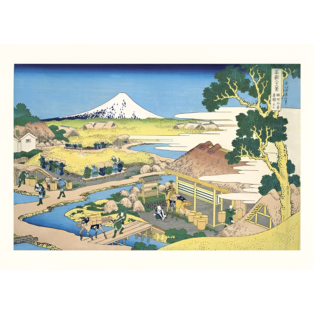 Книга на английском языке "Hokusai: Thirty-Six Views of Mount Fuji", Amelie Balcou - 3