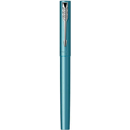 Ручка-роллер Parker "Vector XL", 0.5 мм, бирюзовый, серебристый, стерж. черный - 5