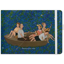 Скетчбук "Sketchmarker. Васильковое море. Валентин Губарев", 21x14.8 см, 140 г/м2, 80 листов, белый пейзаж