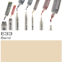 Чернила для заправки маркеров "Copic", E-33 песок