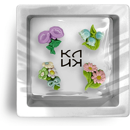 Джибитсы "Клик. Flower", 4 шт