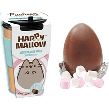 Яйцо шоколадное "PUSHEEN Happy Mallow", 70 г, с маршмеллоу