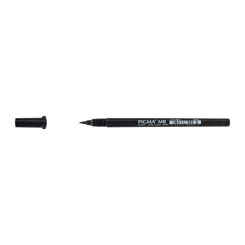 Ручка капиллярная "Pigma Brush Pen", MB, черный - 2