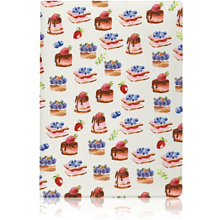 Обложка для паспорта "Cupcakes Pattern", разноцветный