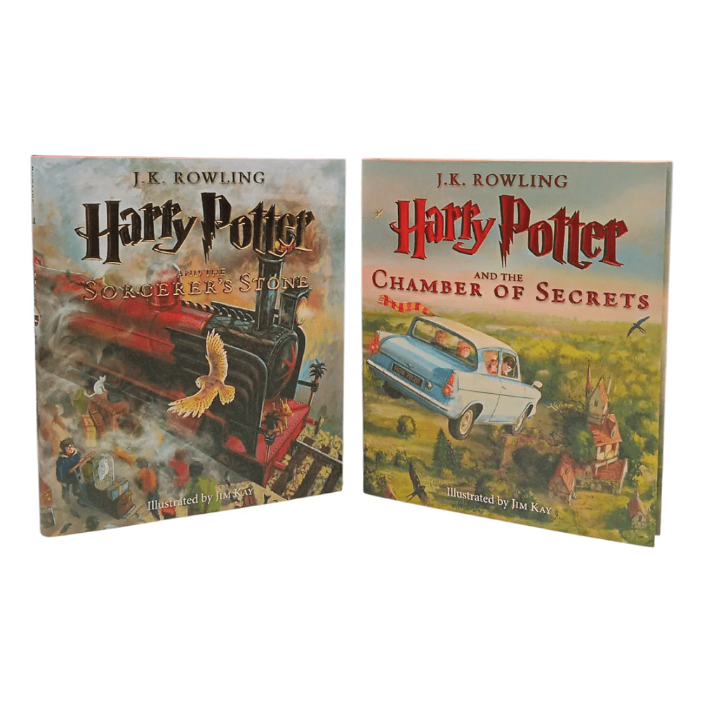 Комплект книг на английском языке "Harry Potter. The Illustrated Editions: Years 1 and 2", J.K. Rowling, Ill. Jim Kay  - 4