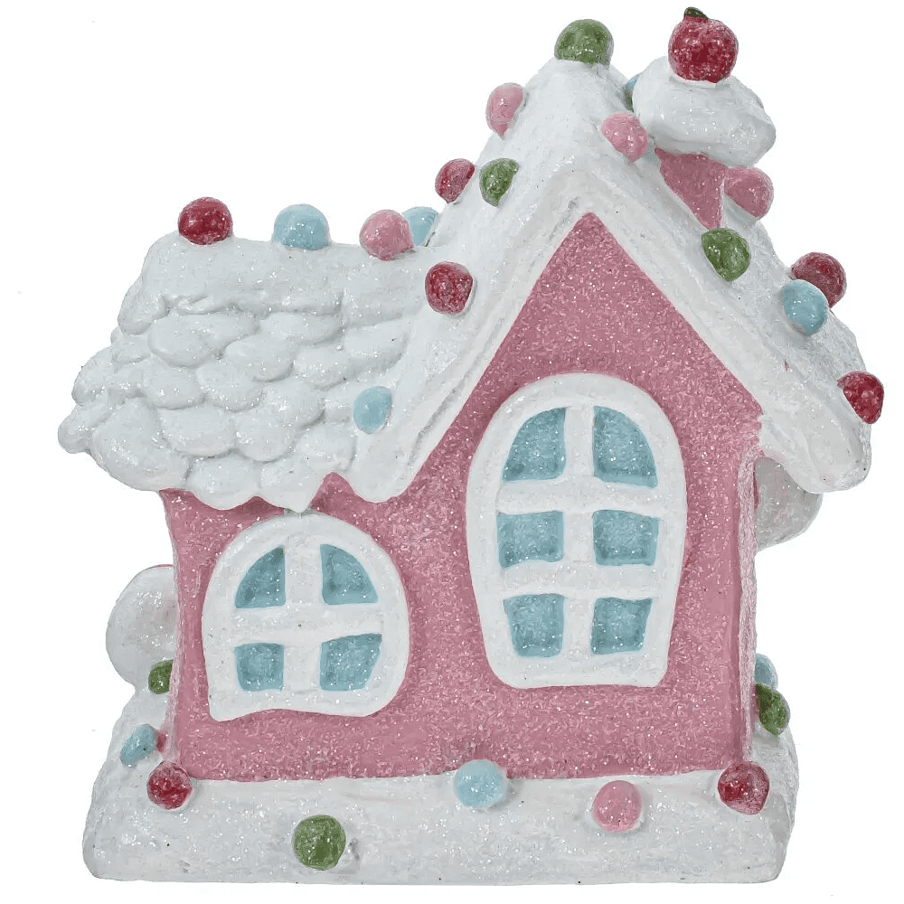 Фигурка "Домик", 16 x 9 x 16 см, разноцветный