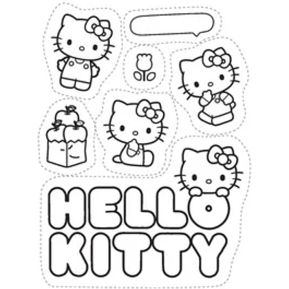 Блокнот "Hello Kitty: стикербук" - 2