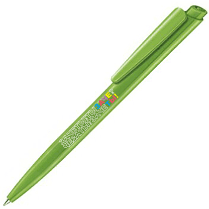Ручка шариковая автоматическая "Dart Polished. Зачеты", 1.0 мм, светло-зеленый, стерж. синий