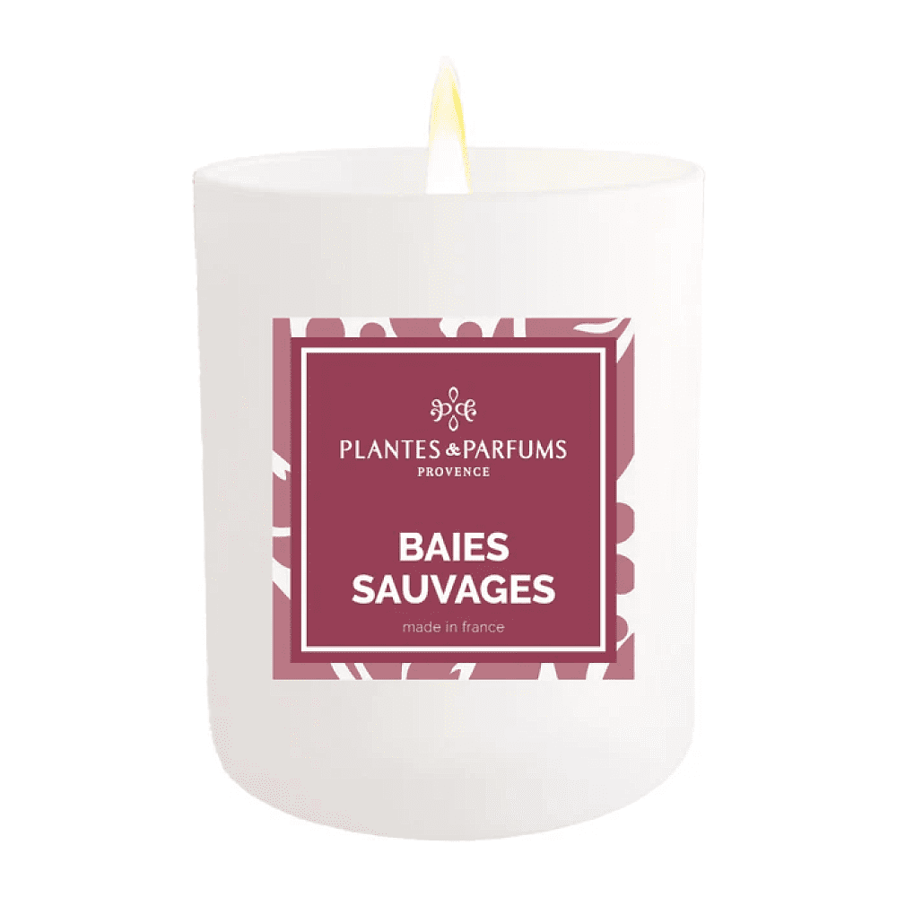 Свеча ароматическая PLANTES&PARFUMS "Wild Berries", 180 гр