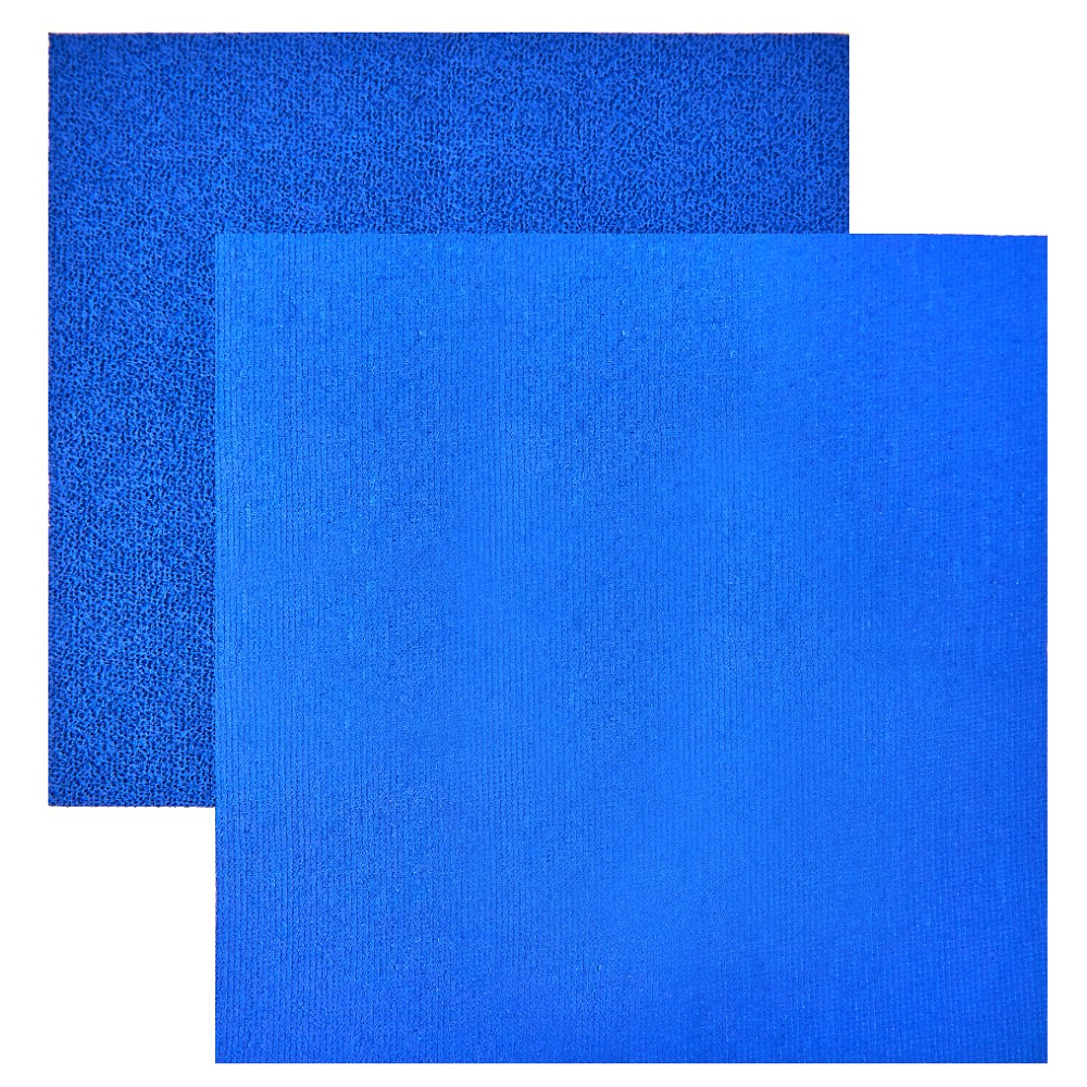 Салфетка из микроволокна прорезиненная, 250г/м2, 30х30см, 2шт/упак, синий Салфетка из микроволокна прорезиненная, 250г/м2, 30х30см, 2шт/упак, синий