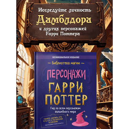 Книга "Библиотека Магии. Гарри Поттер. Персонажи" - 2