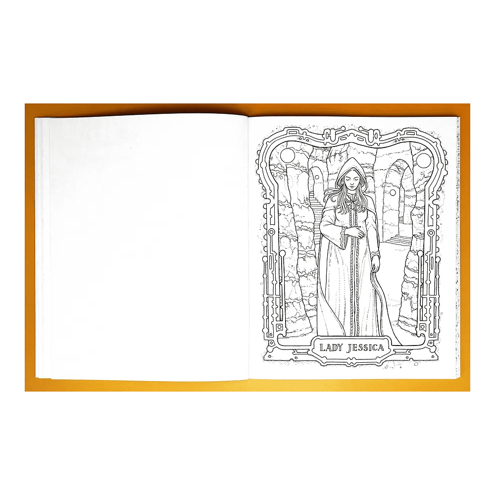 Раскраска на английском языке "Colouring Book. The Official Dune" - 5
