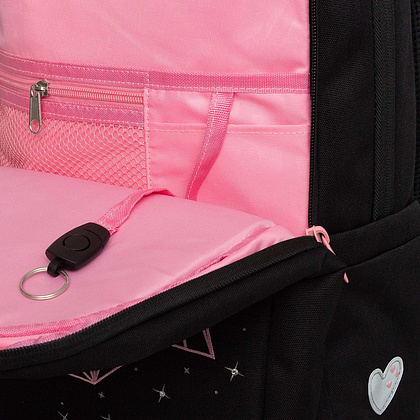 Рюкзак школьный "Unicorn" с карманом для ноутбука, черный - 5