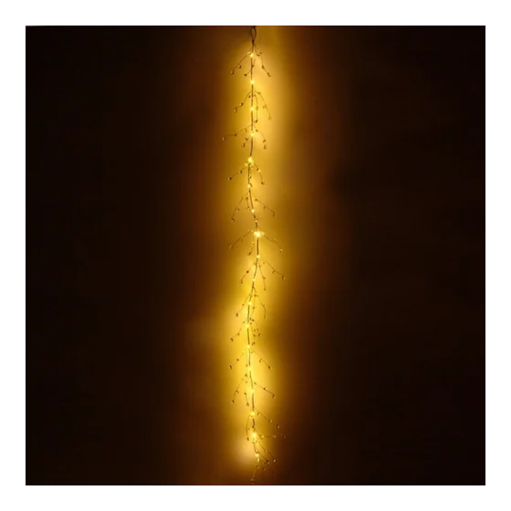 Гирлянда LED "Сверкающие хрусталики", теплый белый - 6