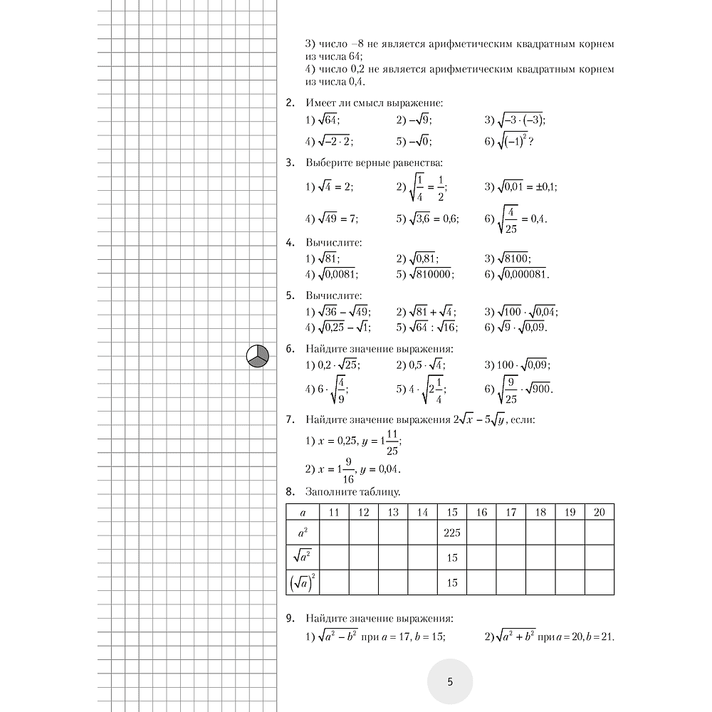 Математика. 8 класс. К десятке шаг за шагом, Ларченко А. Н., Аверсэв - 3