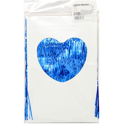 Гирлянда "Дождик", 2 м, ПВХ, с липкой лентой, синий - 5