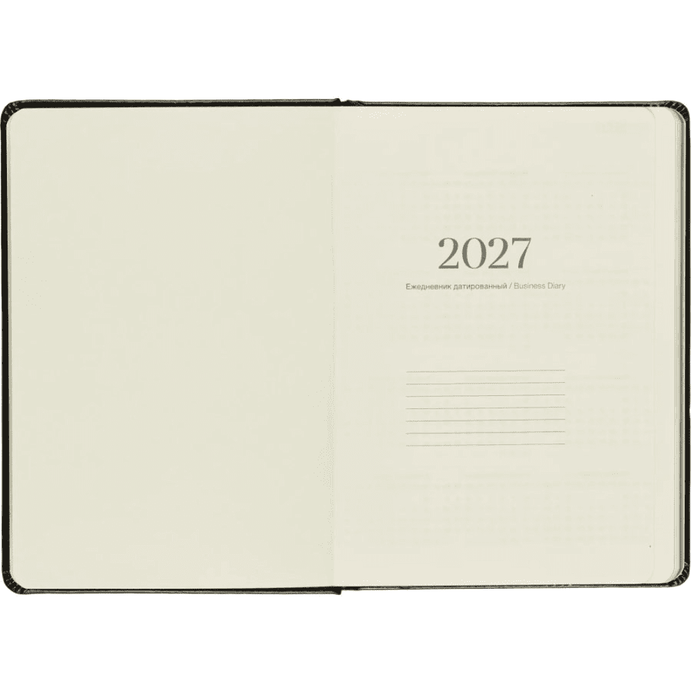 Ежедневник датированный "Британия" на 2027 год, А5, 352 страницы, черный  - 3