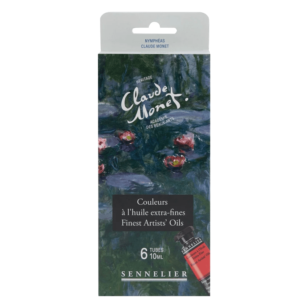 Набор красок масляных "Sennelier. Claude Monet - Water Lilies", 6 цветов, тубы