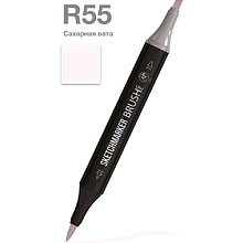 Маркер перманентный двусторонний "Sketchmarker Brush", R55 сахарная вата