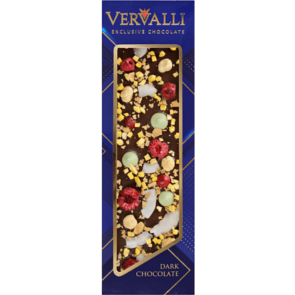 Шоколад темный "Vervalli. Манго, фундук, кокос", 110 гр.