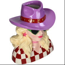 Ваза "Cowgirl", разноцветный