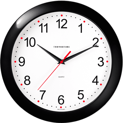 Часы настенные "963641", черный