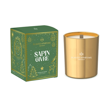 Свеча ароматическая PLANTES&PARFUMS "Frosted Fir", 180 гр