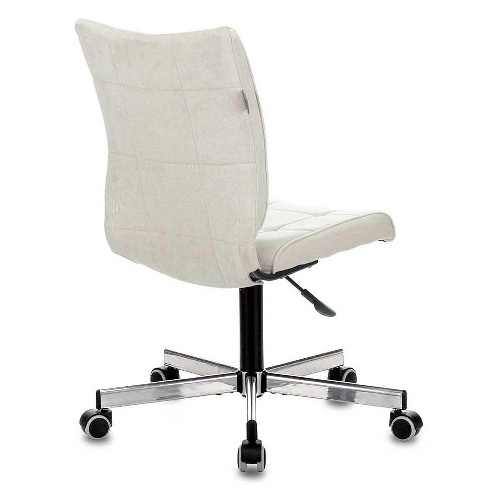 Кресло для персонала Бюрократ "СH-330M/VELV20", ткань, металл, молочный - 4