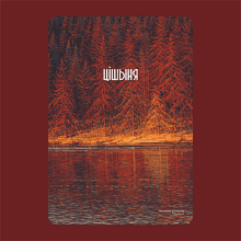 Ежедневник «Тишина», Валерий Шкарубо, недатированный, А5, 272 страницы, бордовый