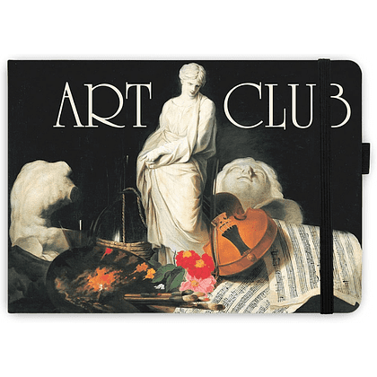 Скетчбук "Sketchmarker. ART CLUB. Фантазии художника. Пьер Юбер Сюблейра", 21x14.8 см, 140 г/м2, 80 листов, черный пейзаж