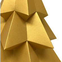 Набор для 3D моделирования "Елка Новогодняя", золотой