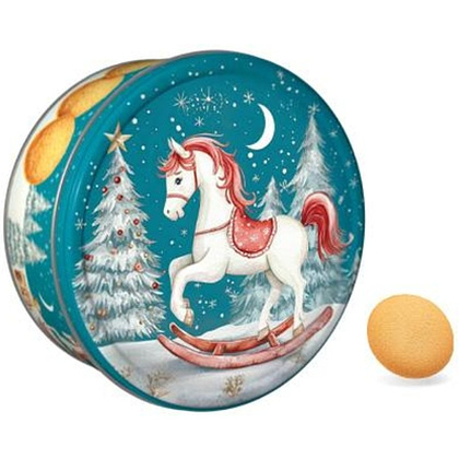 Печенье сдобное "Regnum", ж/б., Cимвол Года: Лошадь, 150 гр. - 2