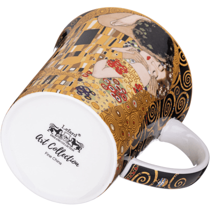 Кружка фарфоровая "Поцелуй", 420 мл, коричневый - 4